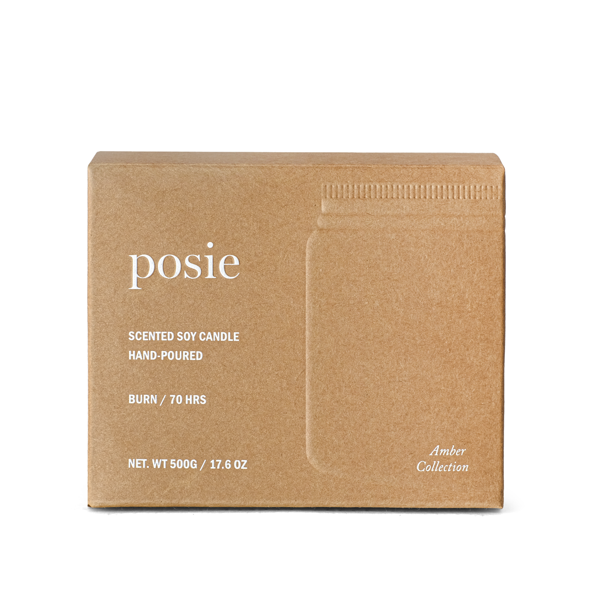 UME: White Tea / Chrysanthemum / Plum Large Amber Candle 500g