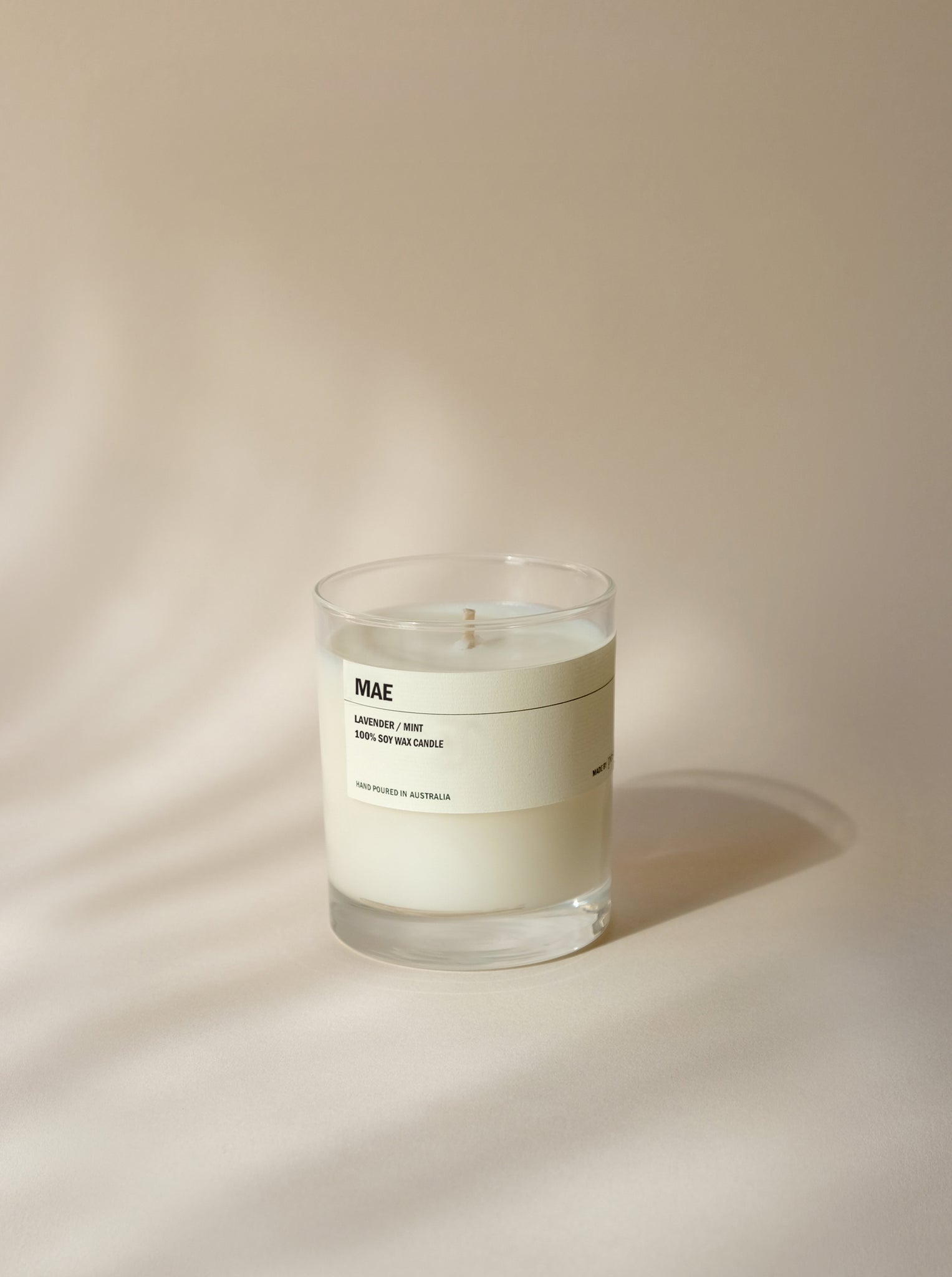 MAE: Lavender / Mint Clear Candle 300g